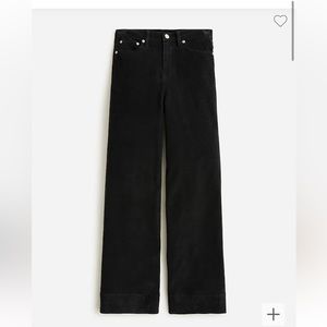 J. Crew Black Corduroy Trousers